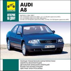 Мультимедийное руководство по ремонту и обслуживанию и ремонту Audi A8 c 1994 - 1999 гг. выпуска
