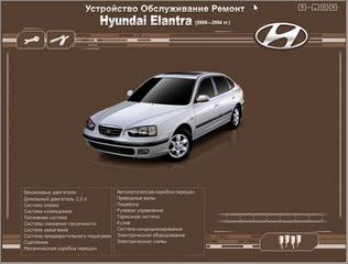 Руководство по техническому обслуживанию и ремонту  автомобиля Hyundai Elantra 2000 - 2004 г.в