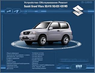 Мультимедийное руководство по ремонту и эксплуатации Suzuki Grand Vitara