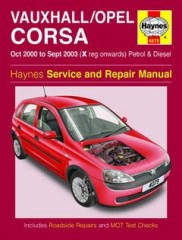 Устройство, техническое обслуживание и ремонт (Service and Repair Manual) Opel Corsa / Vauxhall 2000