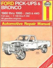Эксплуатация, обслуживание и ремонт Ford Pick-ups & Bronco 1980-1995 г.в