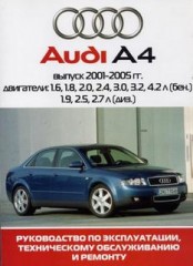 Мультимедийное руководство по эксплуатации и ремонту AUDI A4 2001-2005 г.в