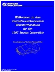 Руководство с инструкциями по ремонту Chrysler Stratus Convertible с 1997 года выпуска.