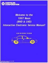 Инструкция пользователя и руководство по ремонту Dodge Neon ESM 1997 года.