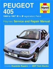 Инструкция по ремонту и обслуживанию Peugeot 405 1988 - 1997 г.в
