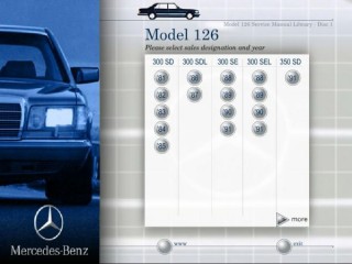 Сервисная инструкция Mercedes-Benz S-класса (W126)