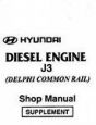 Руководство по ремонту и техническому обслуживанию дизельных двигателей Hyundai J3-2001