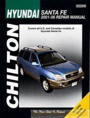 Руководство по обслуживанию и ремонту Hyundai Santa Fe 2001-2006