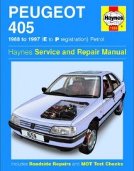 Руководство по эксплуатации, техническому обслуживанию и ремонту Peugeot 405 1988-1997