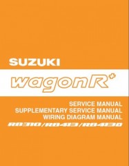 Руководство по ремонту и техническому обслуживанию автомобиля Suzuki WagonR+ с 1999 г.в.