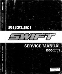 Руководство по ремонту и техническому обслуживанию автомобиля Suzuki Swift 1300 GTi 1989-1995