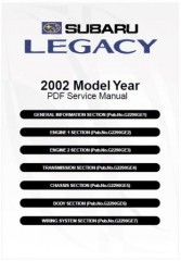 Руководство по ремонту, техническому обслуживанию и эксплуатации Subaru Legacy 2002