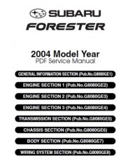 Руководство по ремонту, техническому обслуживанию и ремонту  Subaru Forester 2001, 2004