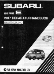 Руководство по ремонту и техническому обслуживанию Subaru Libero Sumo E series 1984-1993