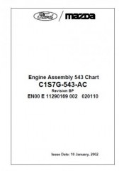 Руководство по ремонту двигателей FORD/MAZDA C1S7G-543-AC