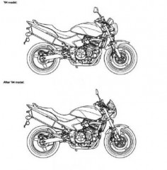 Руководство по эксплуатации, техническому обслуживанию и ремонту мотоцикла Honda CB600F Hornet 2004-2006