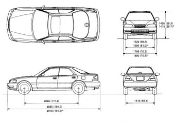 Руководство по ремонту и техническому обслуживанию автомобиля Honda/Acura TL 1995-1998г.в.