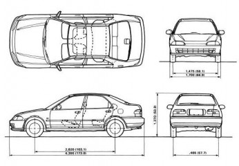 Руководство по техническому обслуживанию и ремонту автомобиля Honda Civic 1991-1995 г.в.