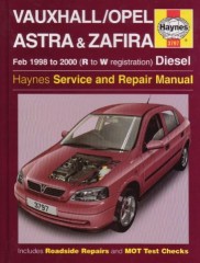 Руководство по ремонту и техническому обслуживанию Opl Astra, Zafira Diesel 1998-2000  г.в.