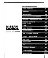 Сборник руководств по ремонту и техническому обслуживанию автомобилей Nissan Maxima  с 1994 по 2008 г.в.