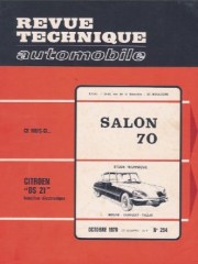 Руководство по ремонту и техническому обслуживанию автомобиля Citroen  DS21  Salon 70