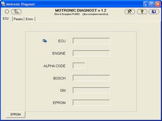 Motronic Diagnostver (ver.1.2) - Программа для диагностики автомобилей марки Opel