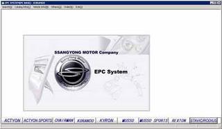 Ssang Yong EPC 03 2009 - Электронный каталог запчастей для автомобилей SsangYong