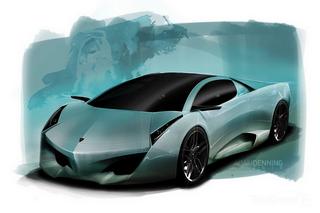Концепция нового Lamborghini Navarra.