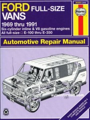 Руководство по ремонту Ford Full-Size Vans с 1969 по 1991 гг.