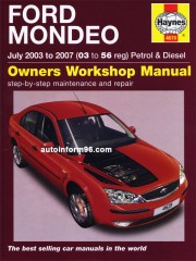 Руководство по ремонту Ford Mondeo с 2003 по 2007 гг.