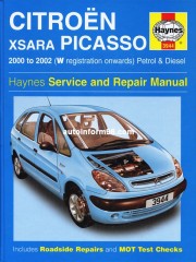 Руководство по ремонту Citroen Xsara Picasso с 2000 по 2002 гг.