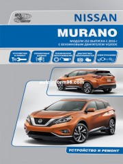 Руководство по ремонту Nissan Murano с 2016 г.