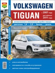Руководство по ремонту Volkswagen Tiguan с 2007 г.